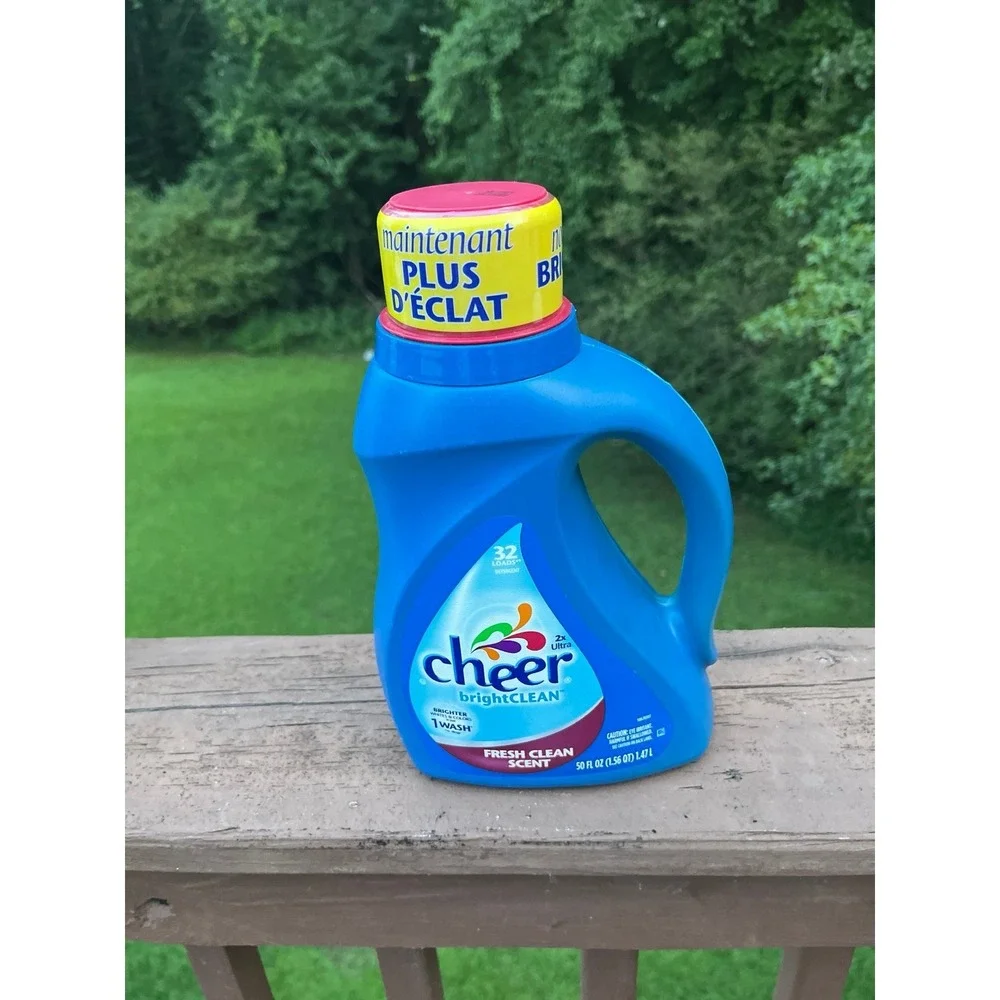 Cheer bright clean fresh clean scent 32 Loads 50 Fl hard to find 2xUltra